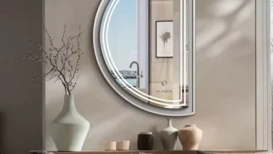 ویدیو محصول آینه چراغ دار بک لایت ماهلین